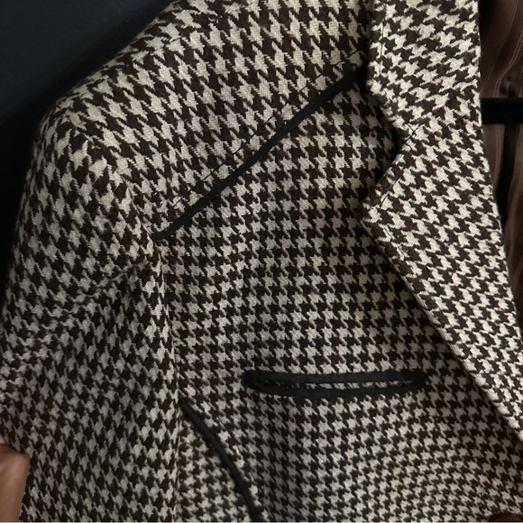 Vintage Venezzi Men's Houndstooth Blazer | Size Medium - Picture 3 of 9